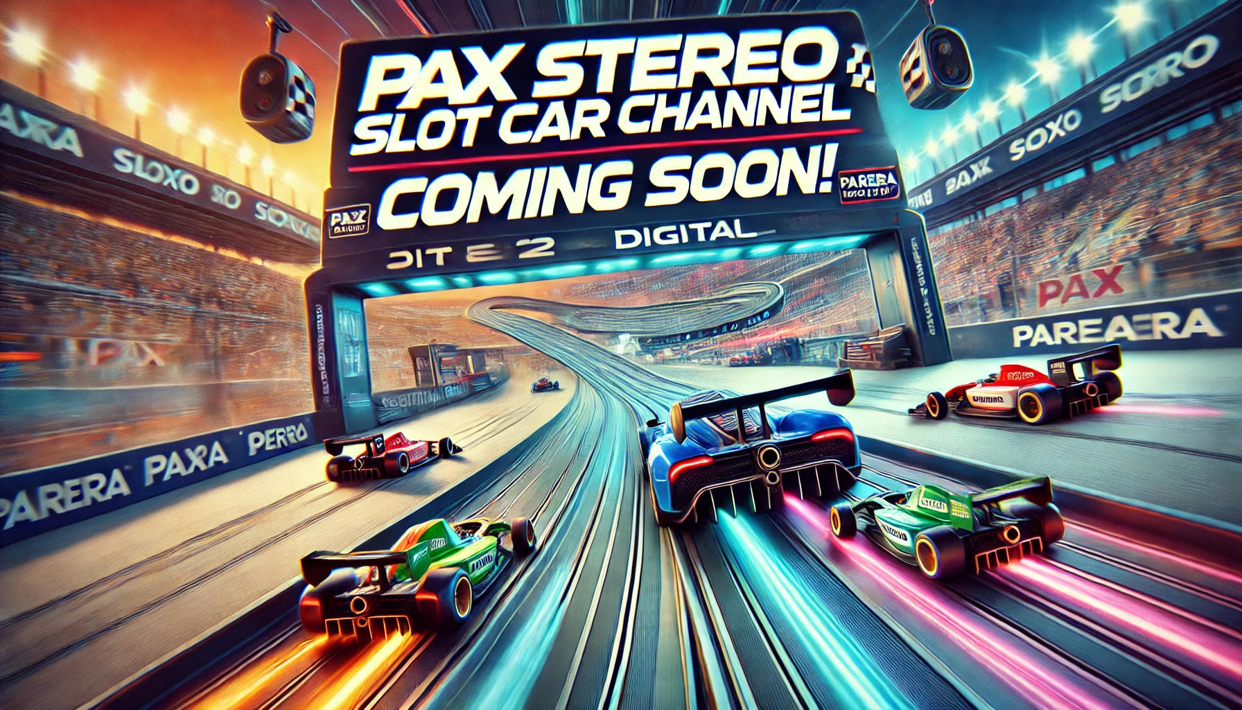 The Pax Stereo Slot Car Channel Is Coming!