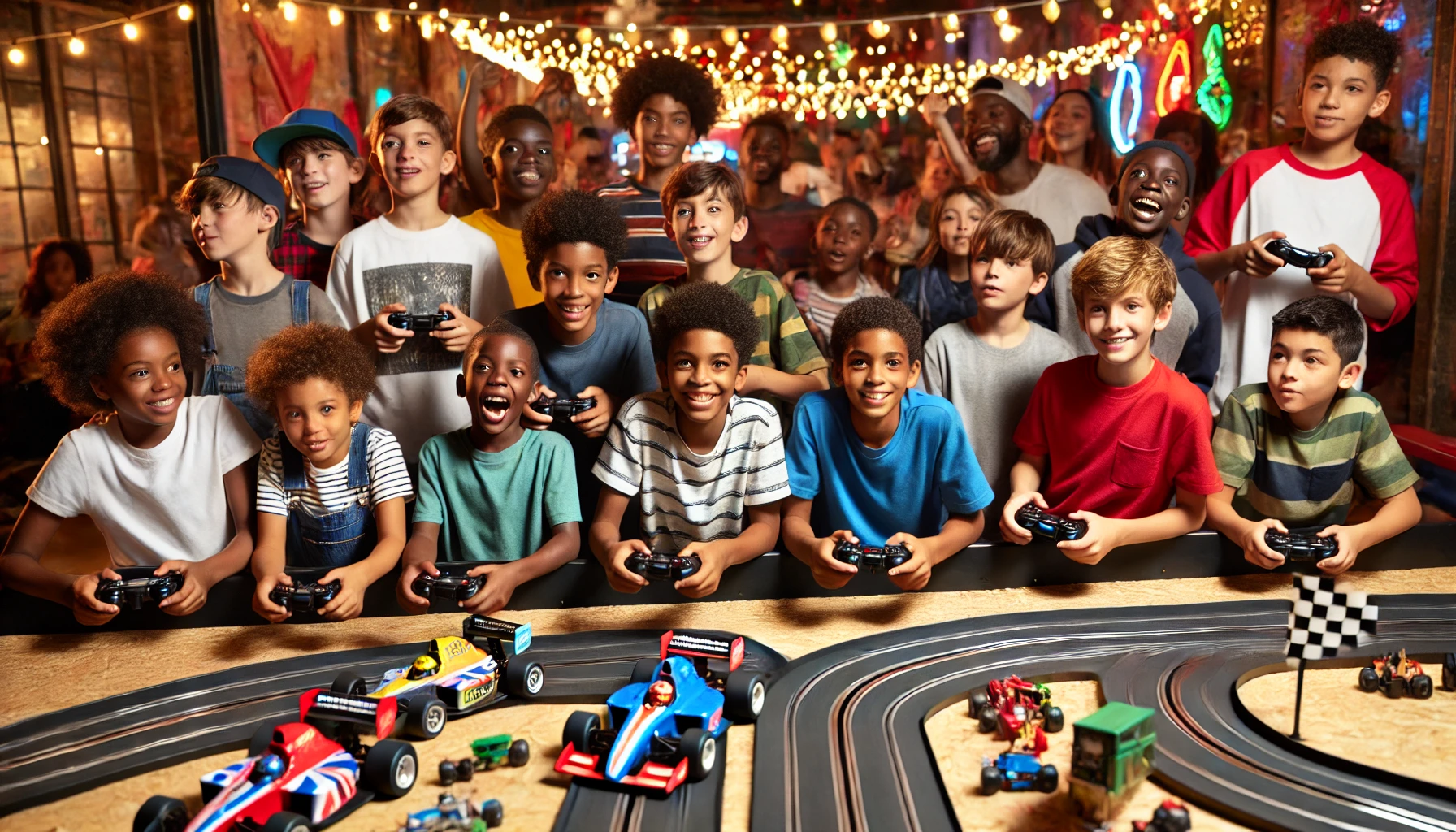 Our New Slot Car Club for Local Kids!